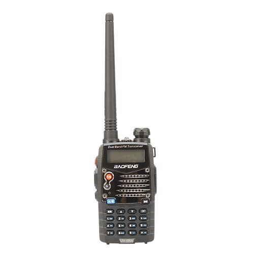 Den Baofeng walkie-talkie UV-5RA (Channel Kapacitet 128, kanalseparation 2.5/5/6.25/10/12.5/20/25KHz, Operated Voltage 7.4V)