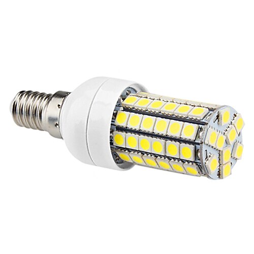 Becuri LED Corn 630 lm E14 T 69 LED-uri de margele SMD 5050 Alb Natural 220-240 V / # / #