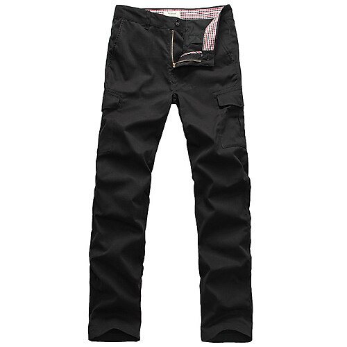 Men's Chinos Pants - Solid Colored Black