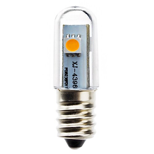 1db 0.5 W LED kukorica izzók 30-40 lm E14 T 3 LED gyöngyök SMD 5050 Meleg fehér 220-240 V / # / RoHs / CE