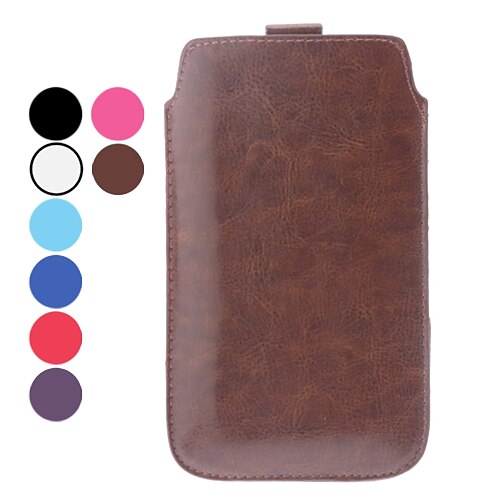Solid Color PU Leather Pouch for Samsung Galaxy Note 2 N7100