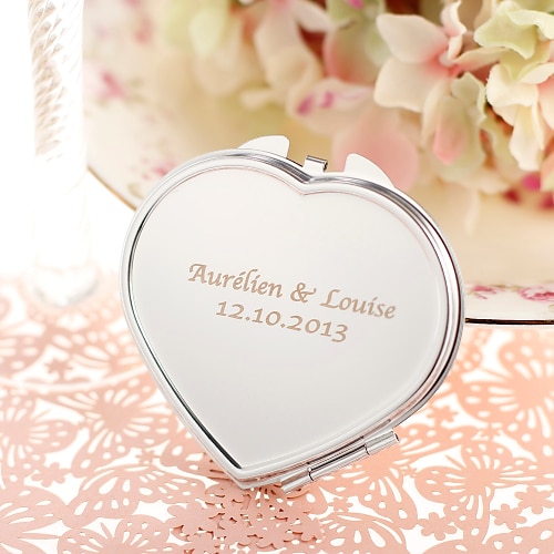 

Wedding / Anniversary / Engagement Party Stainless Steel Compacts Classic Theme