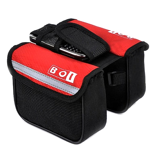 

BOI Bike Frame Bag Top Tube Bike Saddle Bag Skidproof Shockproof Bike Bag Cloth 600D Ripstop Bicycle Bag Cycle Bag Leisure Sports Cycling / Bike