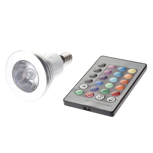 LED-spotlampen 180 lm E14 MR16 1 LED-kralen Krachtige LED Op afstand bedienbaar 85-265 V
