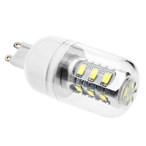 LED-kolbepærer 6500 lm G9 15 LED Perler SMD 5630 Naturlig hvid 220-240 V 110-130 V / #