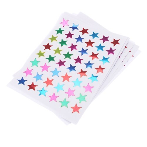 10pcs Colorful Stars Shaped Sticker