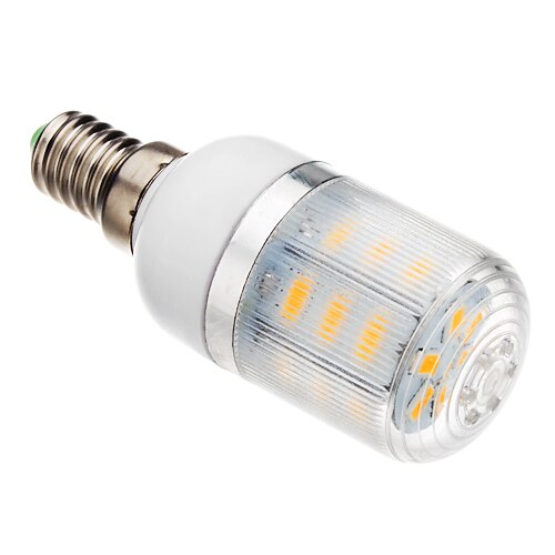 3 W Ampoules Maïs LED 150-200 lm E14 T 24 Perles LED SMD 5730 Blanc Chaud 220-240 V