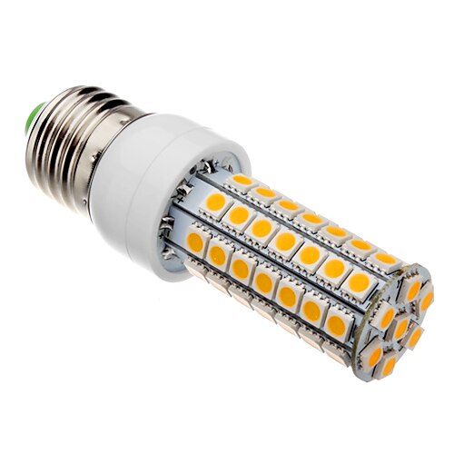 7W E26/E27 LED-maïslampen T 63 SMD 5050 620-640 lm Warm wit AC 220-240 V