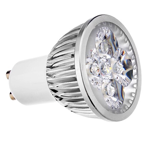 4 W 400 lm GU10 LED-spotlampen MR16 4 LED-kralen Koel wit 220-240 V