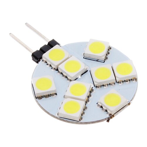 100-150 lm G4 Faretti LED 9 leds SMD 5050 Luce fredda AC 12V