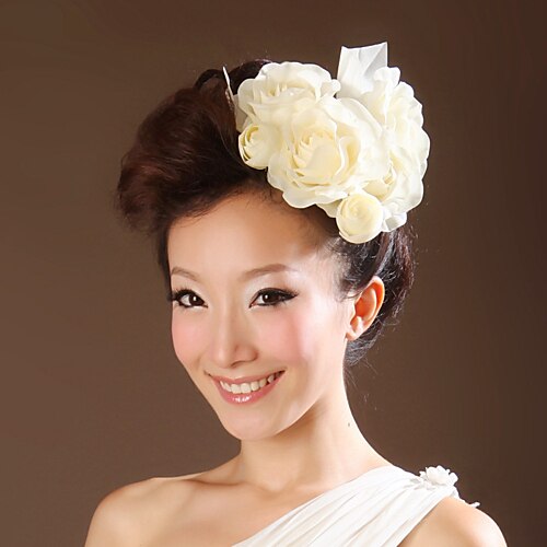 Women's Fabric Headpiece-Wedding Special Occasion Flowers
