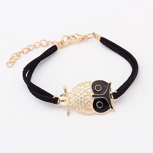 Charm Alloy Bracelet Jewelry White / Black / Purple For Party Birthday Daily Casual