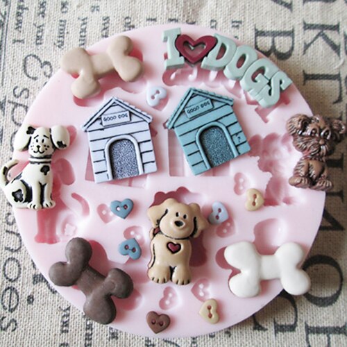 1pc Mold Eco-friendly 3D Cartoon Silicone For Cake