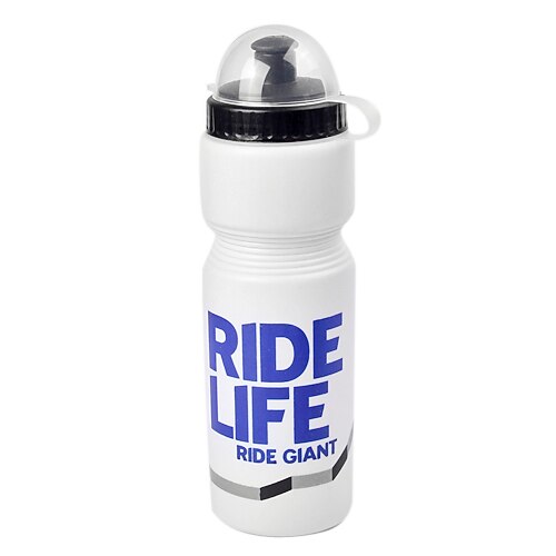 750ml Black + White Radfahren Sport-Wasser-Flasche - RIDE LIFE-