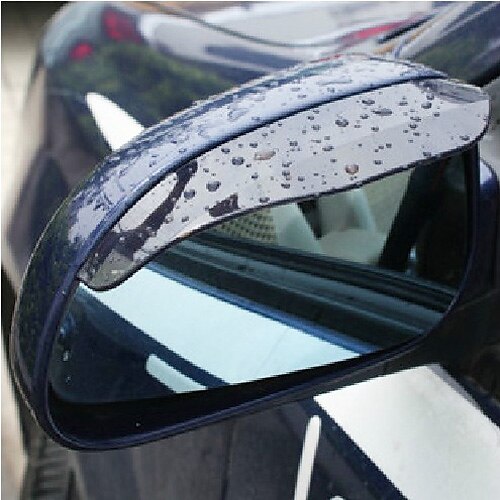 2X Bil backspegeln regnvatten Ögonbryn Cover Side Shield