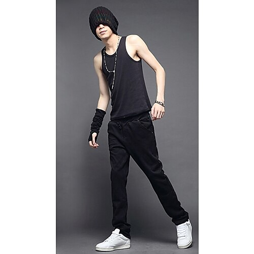 Männer kühlen Sporthose Haremshosen Leggings Gerade Fit Sport Sweat Pants