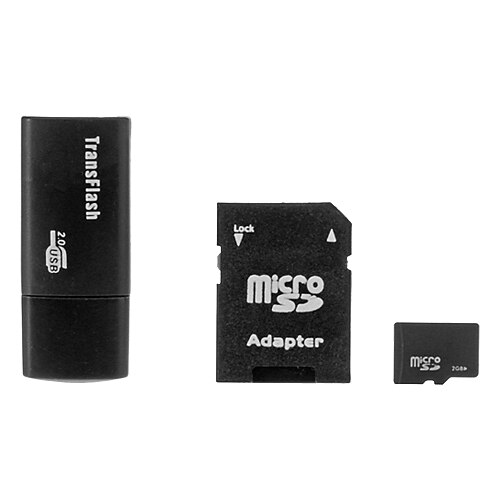 2G hi-viteză ultra microSD card de TF cu adaptor microSD și cititor de carduri USB