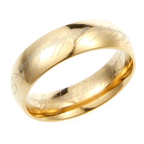 Klassieke Titanium Gold Heren Ringen