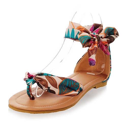 женская обувь удобная атласный ремешок на лодыжке плоской пятки сандалии больше цветов