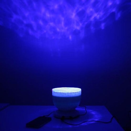 HOT Ocean Daren Sea Waves projektorlampa iPhone Speaker MP3-LED Night