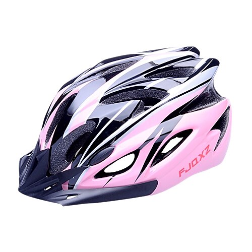 FJQXZ EPS+PC Pink Integrally-molded Cycling Helmet(18 Vents)