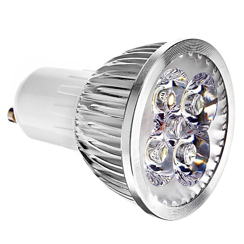 4 W 400 lm GU10 LED szpotlámpák 4 LED gyöngyök Hideg fehér 85-265 V
