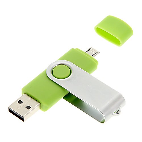4Go clé USB disque usb USB 2.0 Micro USB Plastique Compatible OTG (Micro USB) Rotatif