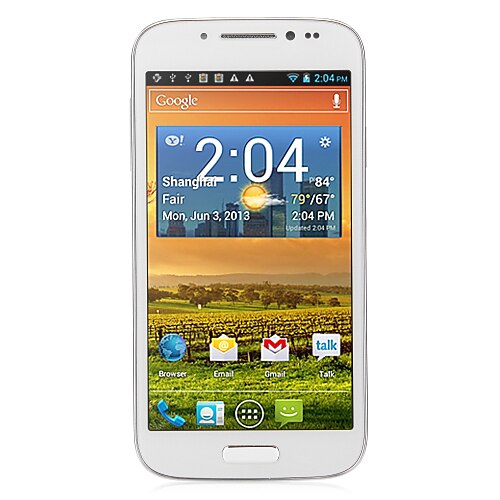 HTM A9500 4,7-tums smarttelefon med Android 2.3 (dubbelkärnig, dubbelt SIM, WiFi, dubbel kamera, 2G ROM)