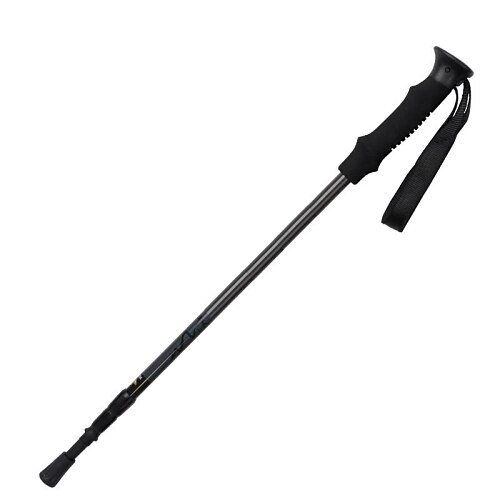  Rétractable 3-Section Durable en fibre de carbone augmentant le bâton Trekking Pole - Noir