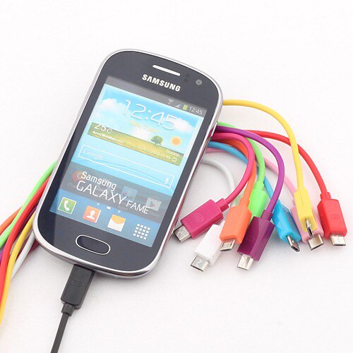 USB lataus ja datasiirto johto Samsung Galaxy S3 I9300/I9100:lle ja muille (värivalikoima, 100cm)