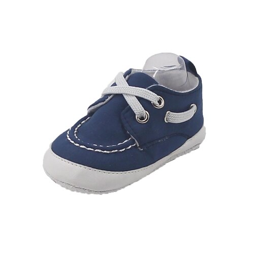 Doek Boys 'Flats Hiel Babyschoenen Comfortabele sneakers met Lace-Up Schoenen
