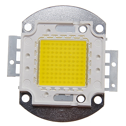 

1PC DIY 100W 9000-10000LM Naturally White 4000-4500K Light Integrated LED Module (DC33-35V 2.8A) Street Lamp for Projecting Light Gold Wire Welding of Copper Bracket
