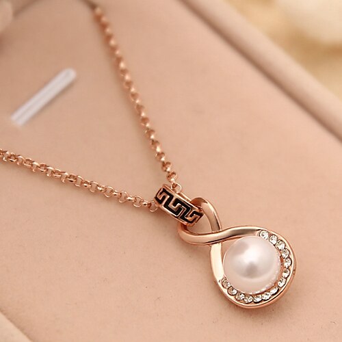 WJY Fashion Classic Simple Pearl Necklace