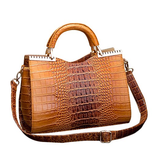 Lady High Quality PU Leather Tote/Crossbody Bag
