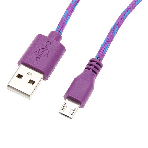 USB2.0 a Micro USB intrecciata cavo (100 centimetri colori assortiti)