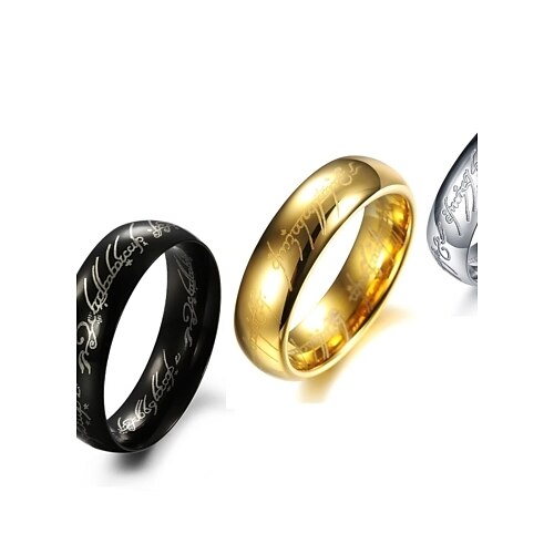 

Band Ring For Men's Party Wedding Casual Titanium Steel