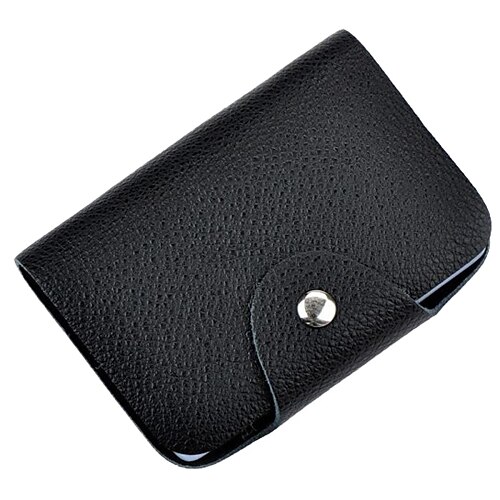 piele naturala card bancar card de portofel card de credit sac titular portabil cu 26 de sloturi-