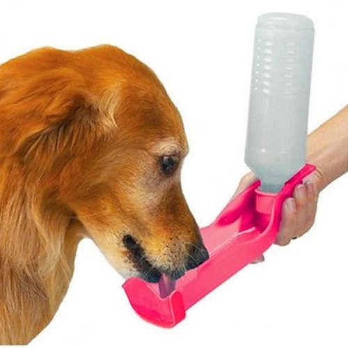 בקבוק מים לכלבים - 16 אונקיה המיני הנדי לשתות בקבוקי כלב, כלב 500ml סודה שלך (Random Color)