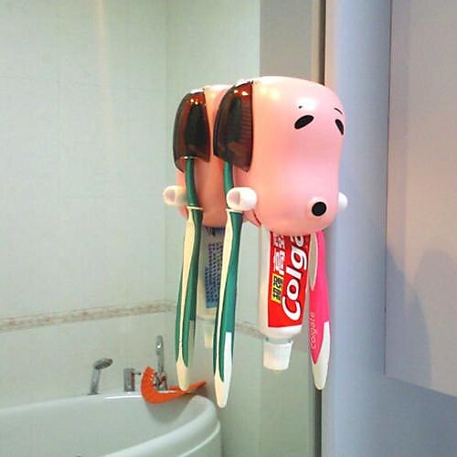 Mini Dog Toothpaste Holder Toothpaste Dispenser Toothpaste Squeezer,Plastic