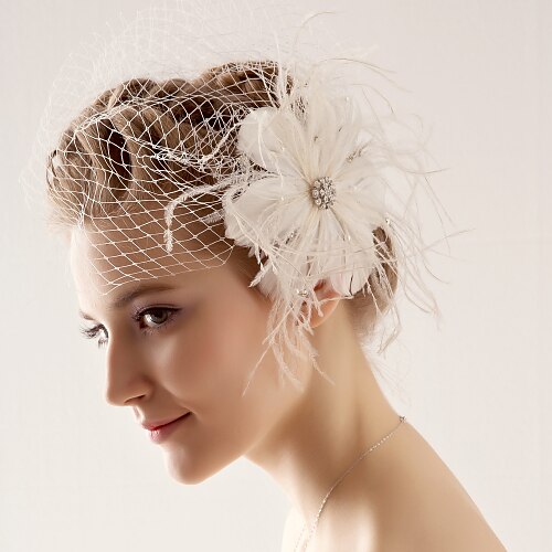 

One-tier Wedding Veil Blusher Veils with 10-20cm Tulle