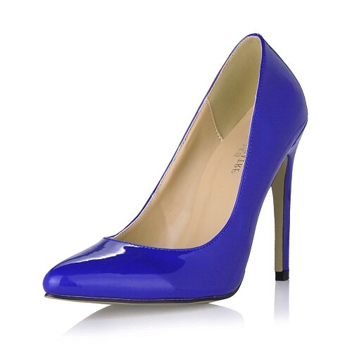 Da donnaUfficio e lavoro / Formale-Tacchi / A punta-A stiletto-Vernice-Blu / Giallo / Avorio / Borgogna