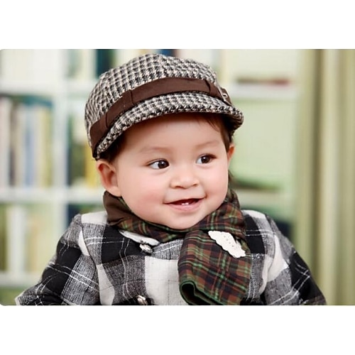 الصوف لطيف طفل رضيع طفل صبي فتاة قبعة صغيرة قبعة الأطفال 3 ألوان