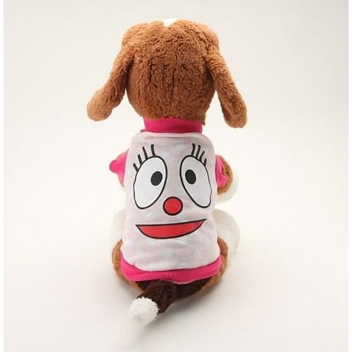 camisa de cachorro roupas de cachorro desenhos animados roupas casuais/diárias roupas de cachorro roupas de cachorro roupas de cachorro respirável traje rosa azul camisas de cachorro para cães