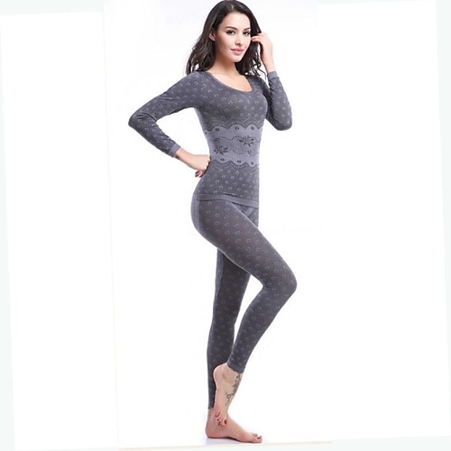 Women's Thin Sexy Seamless Winter and Autumn Thermal Underwear