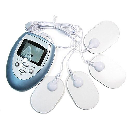 Muscle Pulse Slimming Pain Relief Massager with 4 Massage Pads