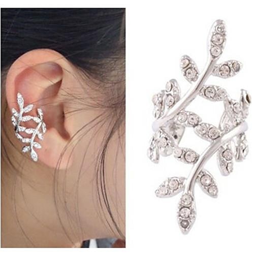 Women's Ear Cuff Helix Earrings Flower Love European Bridal Cute Earrings Jewelry Golden / Silver For Party Wedding Casual
