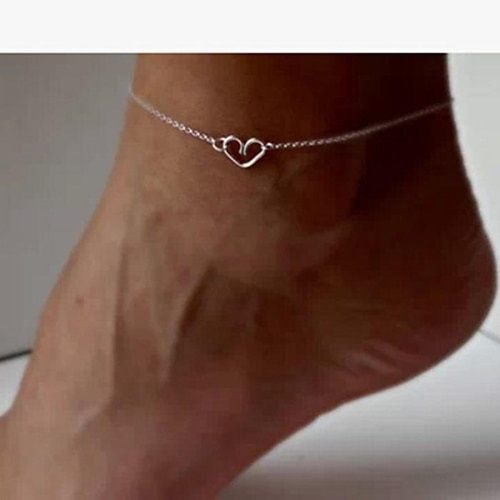 Women's Anklet Alloy Vintage Cute Party Work Casual Screen Color Jewelry For