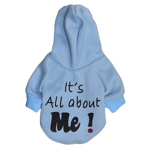 

Cat Dog Hoodie Puppy Clothes Letter & Number Winter Dog Clothes Puppy Clothes Dog Outfits White Blue Pink Costume for Girl and Boy Dog Terylene XS S M L