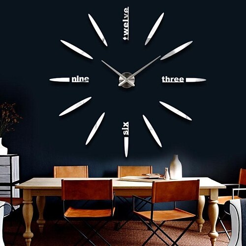 Wall Clock,Modern Contemporary Round Indoor