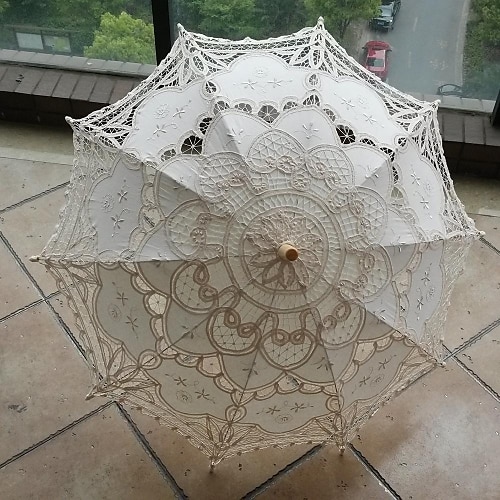 Post handvat Materiaal Bruiloft / Dagelijks / Maskerade Paraplu Paraplu 30.7Inch (Ongeveer 78cm)
